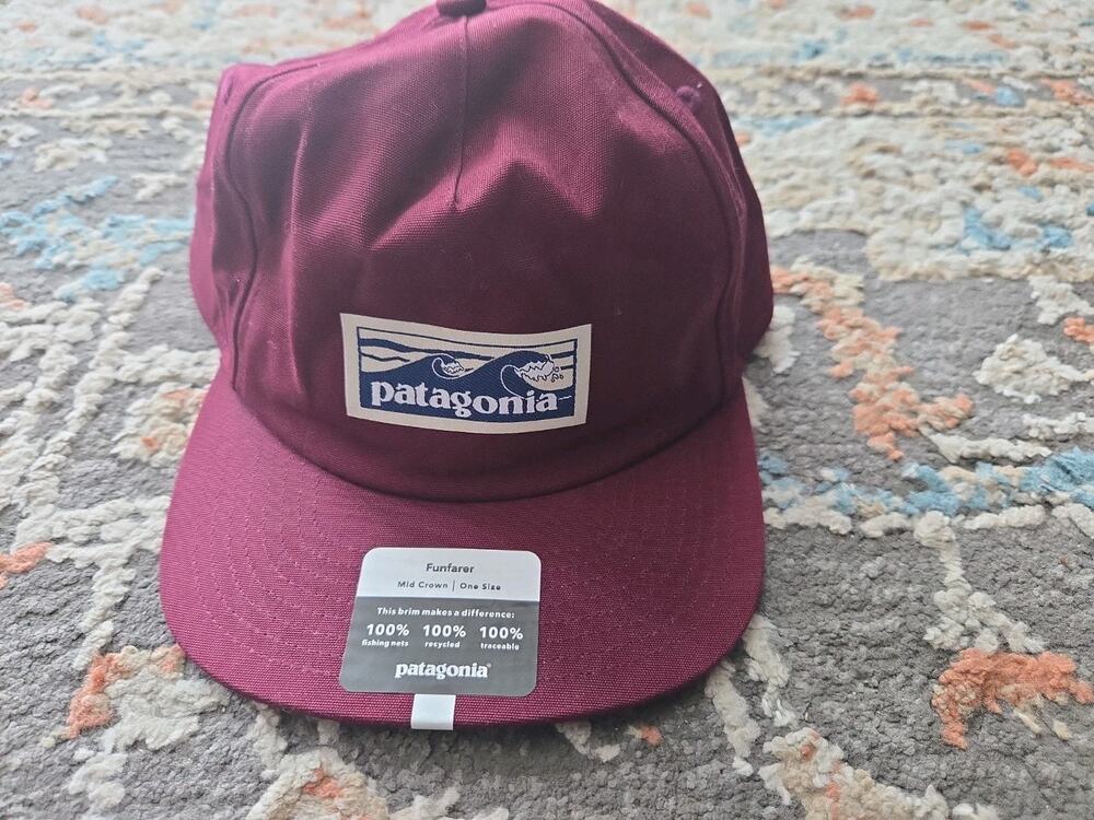New Patagonia Boardshort Label Funfarer Hat SnapBack Hat